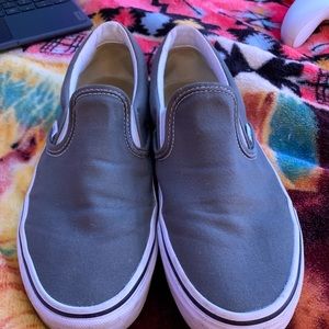Grey Vans.